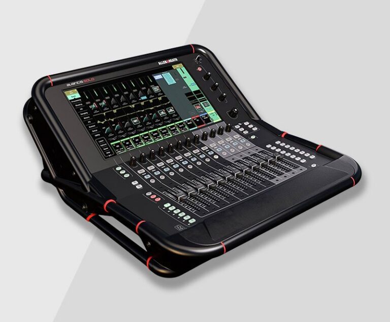 Allen & Heath Avantis Solo digital mixer, three-quarter view