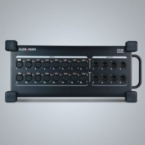 Allen & Heath DX168 16-in 8-out stage box, front panel