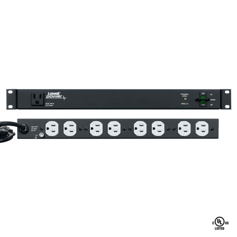 Lowell 9-Outlet Rackmount Power Panel