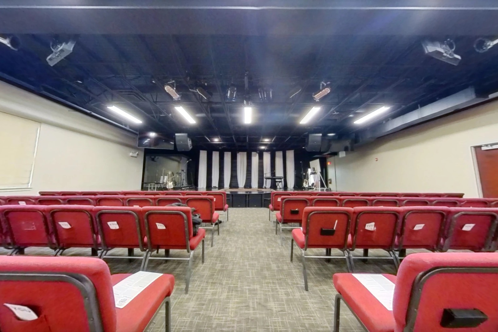 A church worship space surveyed during a Churchfront pre-design visit