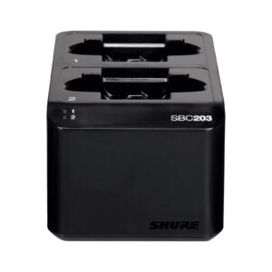 Shure SBC203 dual docking charger