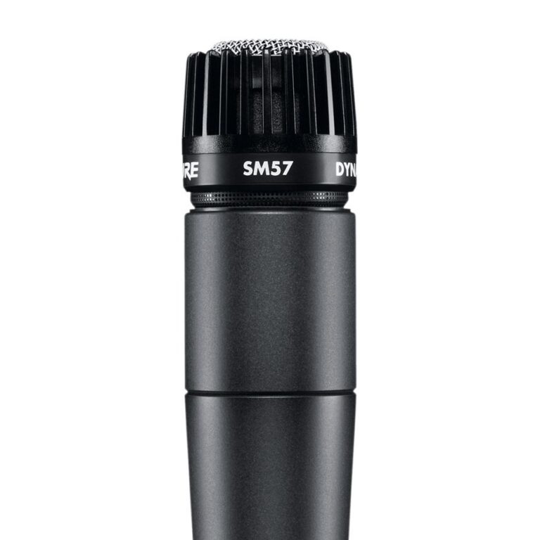 Shure SM57 cardioid dynamic instrument microphone